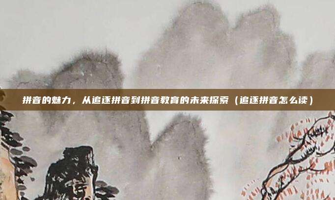 拼音的魅力，从追逐拼音到拼音教育的未来探索（追逐拼音怎么读）