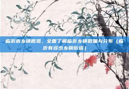 临沂市乡镇概览,全面了解临沂乡镇数量与分布(临沂有多少乡镇街道)