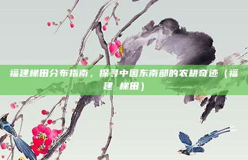 福建梯田分布指南,探寻中国东南部的农耕奇迹(福建 梯田)