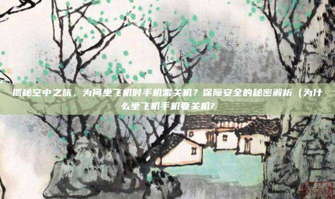 揭秘空中之旅,为何坐飞机时手机需关机?保障安全的秘密解析(为什么坐飞机手机要关机?