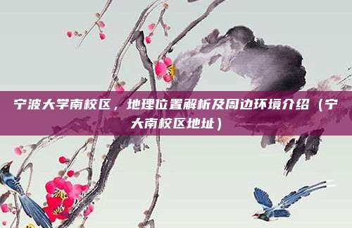 宁波大学南校区,地理位置解析及周边环境介绍(宁大南校区地址)