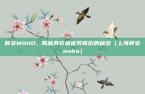 静安MOHO，揭秘其价格优势背后的秘密（上海静安moho）