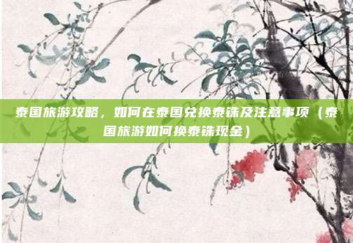 泰国旅游攻略，如何在泰国兑换泰铢及注意事项（泰国旅游如何换泰铢现金）