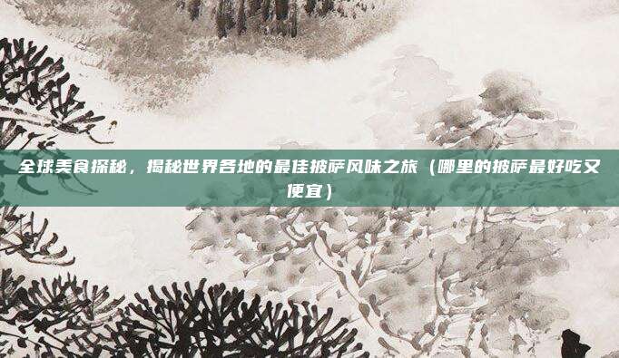 全球美食探秘,揭秘世界各地的最佳披萨风味之旅(哪里的披萨最好吃又便宜)