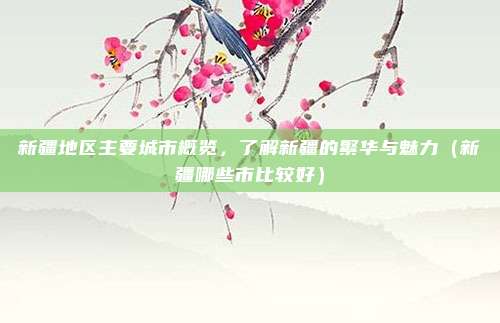 新疆地区主要城市概览,了解新疆的繁华与魅力(新疆哪些市比较好)