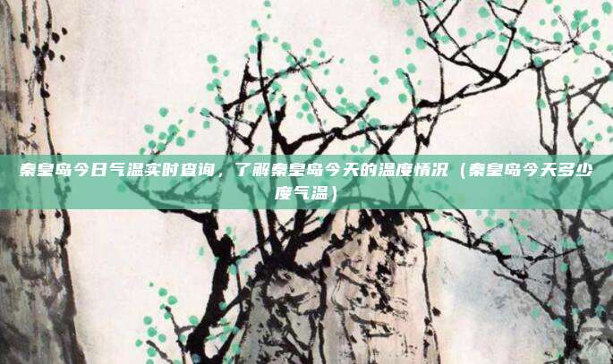 秦皇岛今日气温实时查询,了解秦皇岛今天的温度情况(秦皇岛今天多少度气温)