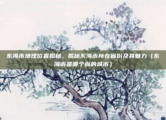 东海市地理位置揭秘,揭秘东海市所在省份及其魅力(东海市是哪个省的城市)