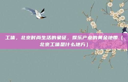 工体,北京时尚生活的象征,娱乐产业的黄金地带(北京工体是什么地方)