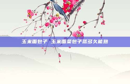 玉米面包子 玉米面菜包子蒸多久能熟