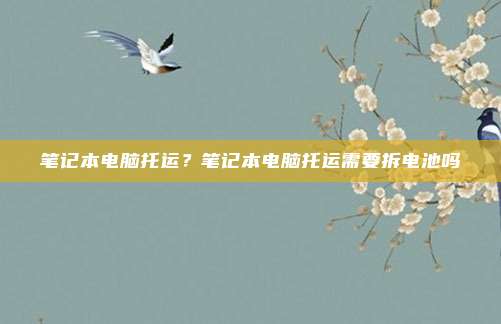 笔记本电脑托运?笔记本电脑托运需要拆电池吗