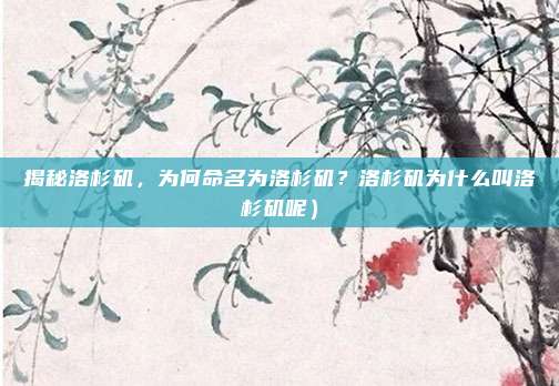 揭秘洛杉矶,为何命名为洛杉矶?洛杉矶为什么叫洛杉矶呢)
