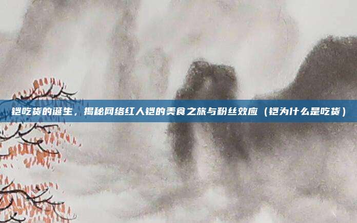 铠吃货的诞生,揭秘网络红人铠的美食之旅与粉丝效应(铠为什么是吃货)