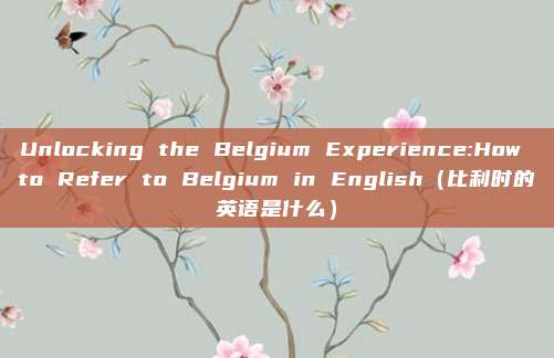 Unlocking the Belgium Experience:How to Refer to Belgium in English(比利时的英语是什么)