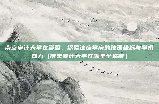 南京审计大学在哪里,探索这座学府的地理坐标与学术魅力(南京审计大学在哪里个城市)