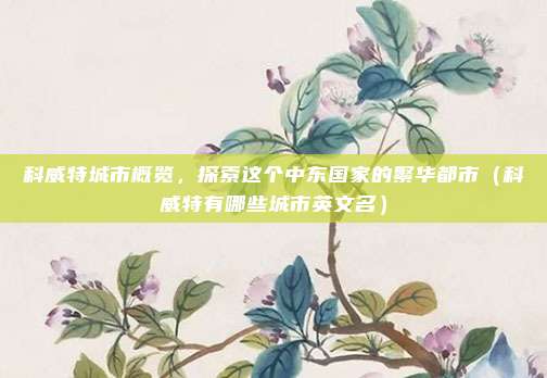 科威特城市概览,探索这个中东国家的繁华都市(科威特有哪些城市英文名)