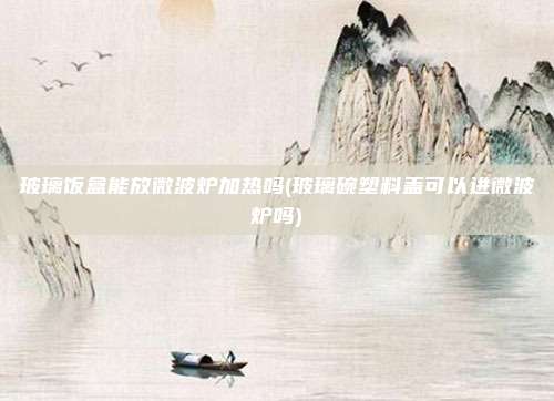 玻璃饭盒能放微波炉加热吗(玻璃碗塑料盖可以进微波炉吗)