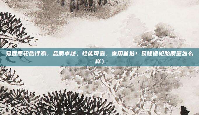 易程德轮胎评测，品质卓越，性能可靠，家用首选！易程德轮胎质量怎么样）