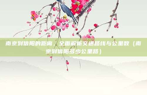 南京到信阳的距离,全面解析交通路线与公里数(南京到信阳多少公里路)