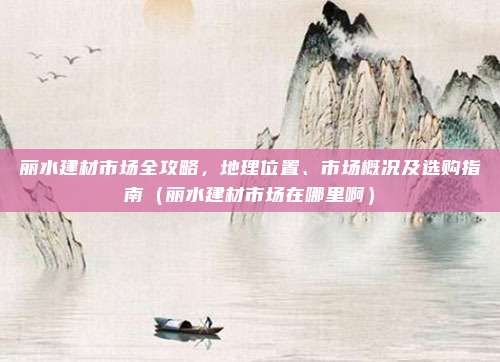 丽水建材市场全攻略,地理位置、市场概况及选购指南(丽水建材市场在哪里啊)