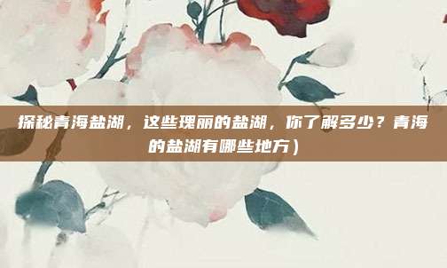 探秘青海盐湖,这些瑰丽的盐湖,你了解多少?青海的盐湖有哪些地方)