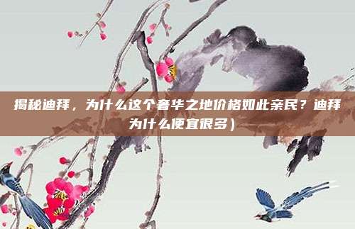 揭秘迪拜,为什么这个奢华之地价格如此亲民?迪拜 为什么便宜很多)
