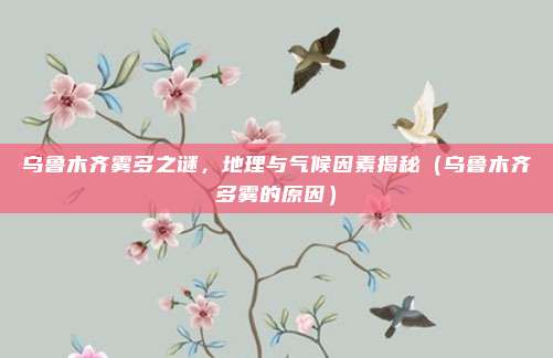 乌鲁木齐雾多之谜,地理与气候因素揭秘(乌鲁木齐多雾的原因)