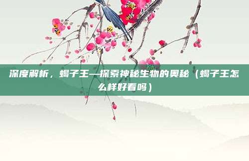 深度解析,蝎子王—探索神秘生物的奥秘(蝎子王怎么样好看吗)