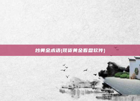 炒黄金术语(现货黄金看盘软件)