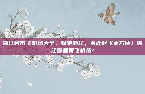 浙江各市飞机场大全,畅游浙江,从此起飞更方便!浙江哪里有飞机场?