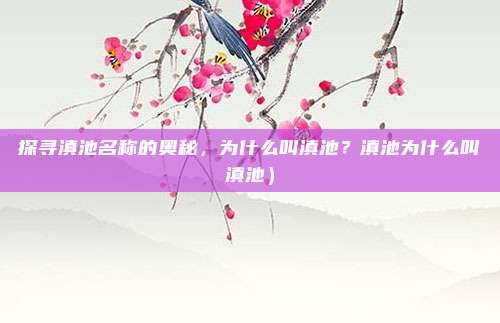 探寻滇池名称的奥秘,为什么叫滇池?滇池为什么叫滇池)