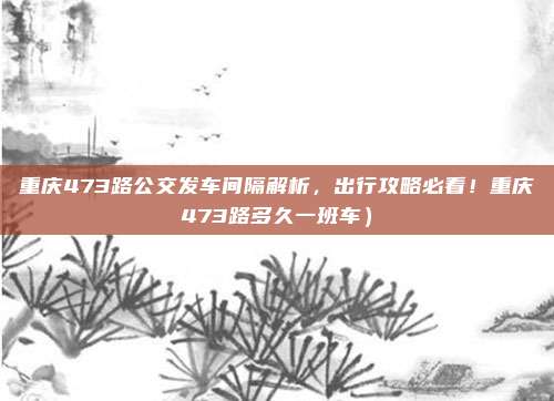 重庆473路公交发车间隔解析,出行攻略必看!重庆473路多久一班车)