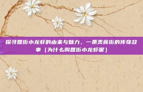 探寻簋街小龙虾的由来与魅力,一条美食街的传奇故事(为什么叫簋街小龙虾呢)