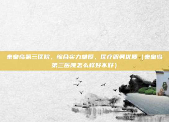 秦皇岛第三医院,综合实力雄厚,医疗服务优质(秦皇岛第三医院怎么样好不好)