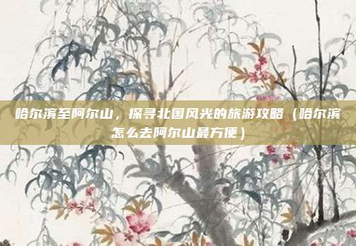哈尔滨至阿尔山,探寻北国风光的旅游攻略(哈尔滨怎么去阿尔山最方便)