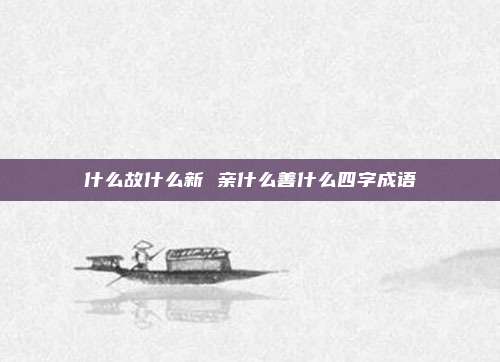 什么故什么新 亲什么善什么四字成语