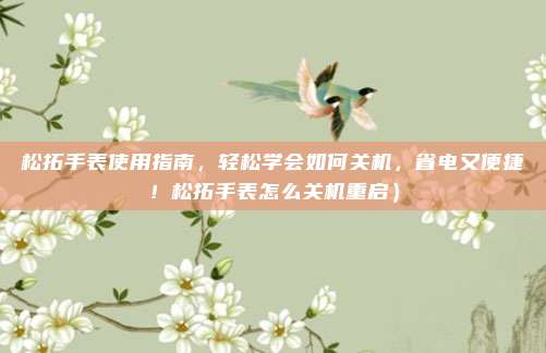 松拓手表使用指南,轻松学会如何关机,省电又便捷!松拓手表怎么关机重启)