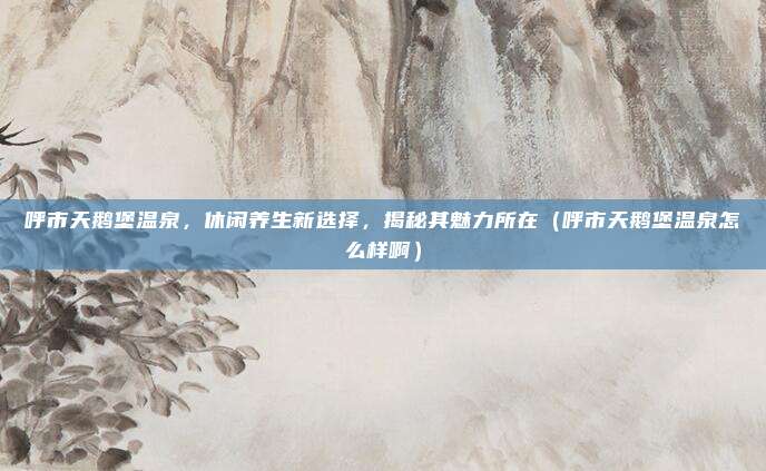 呼市天鹅堡温泉,休闲养生新选择,揭秘其魅力所在(呼市天鹅堡温泉怎么样啊)
