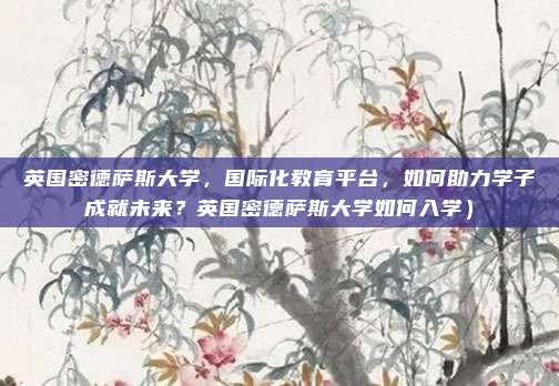 英国密德萨斯大学,国际化教育平台,如何助力学子成就未来?英国密德萨斯大学如何入学)