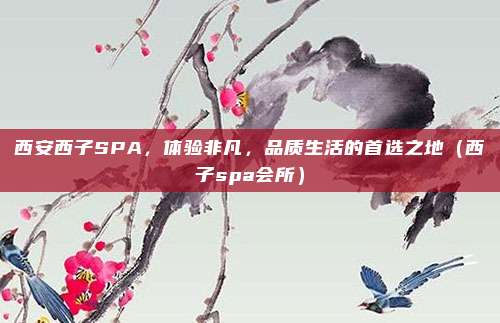 西安西子SPA,体验非凡,品质生活的首选之地(西子spa会所)