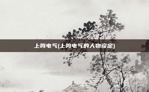 上鸣电气(上鸣电气的人物设定)