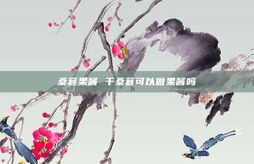 桑葚果酱 干桑葚可以做果酱吗