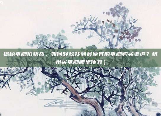 揭秘电脑价格战,如何轻松找到最便宜的电脑购买渠道?杭州买电脑哪里便宜)