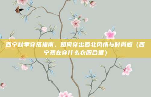 西宁秋季穿搭指南,如何穿出西北风情与时尚感(西宁现在穿什么衣服合适)