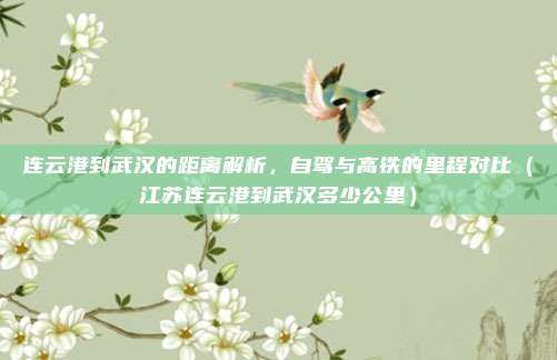 连云港到武汉的距离解析,自驾与高铁的里程对比(江苏连云港到武汉多少公里)