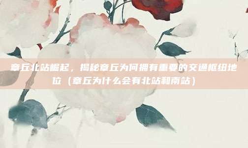 章丘北站崛起,揭秘章丘为何拥有重要的交通枢纽地位(章丘为什么会有北站和南站)
