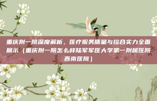 重庆附一院深度解析,医疗服务质量与综合实力全面展示(重庆附一院怎么样陆军军医大学第一附属医院西南医院)