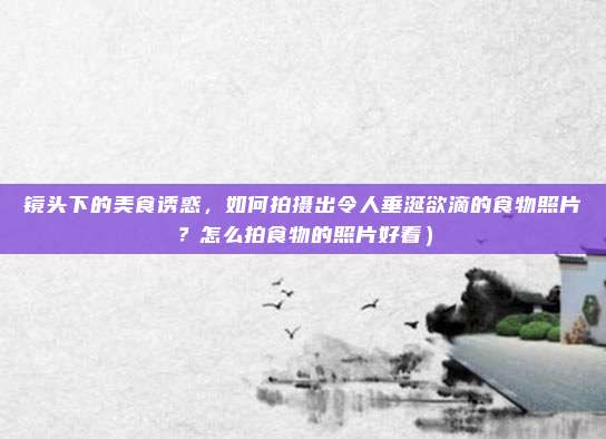 镜头下的美食诱惑,如何拍摄出令人垂涎欲滴的食物照片?怎么拍食物的照片好看)