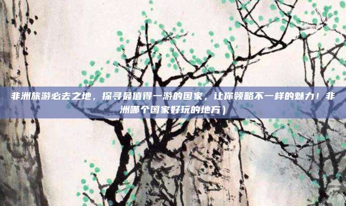 非洲旅游必去之地,探寻最值得一游的国家,让你领略不一样的魅力!非洲哪个国家好玩的地方)