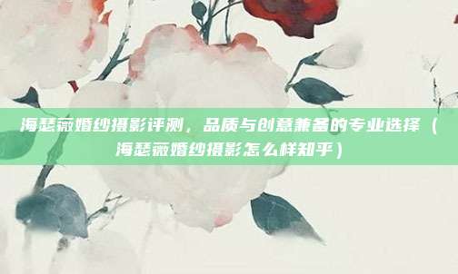 海瑟薇婚纱摄影评测,品质与创意兼备的专业选择(海瑟薇婚纱摄影怎么样知乎)