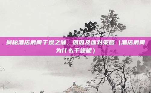 揭秘酒店房间干燥之谜,原因及应对策略(酒店房间为什么干燥呢)